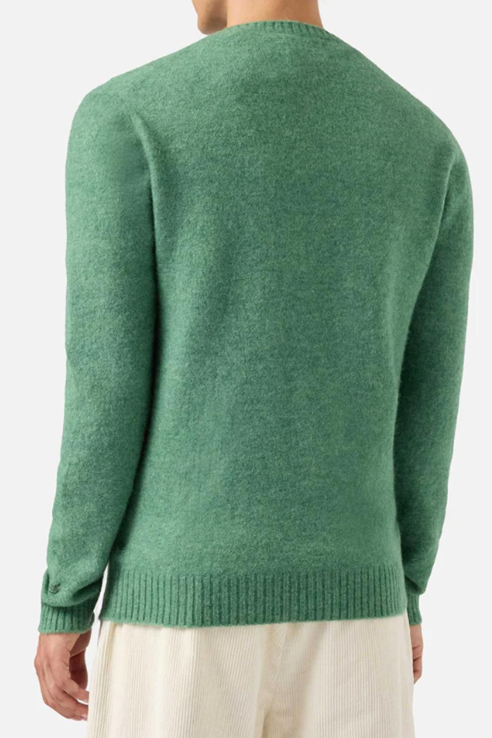 Maglione girocollo Regent in ALPACA STRETCH<BR/> REGE006 /00268I Mc2 Saint Barth 