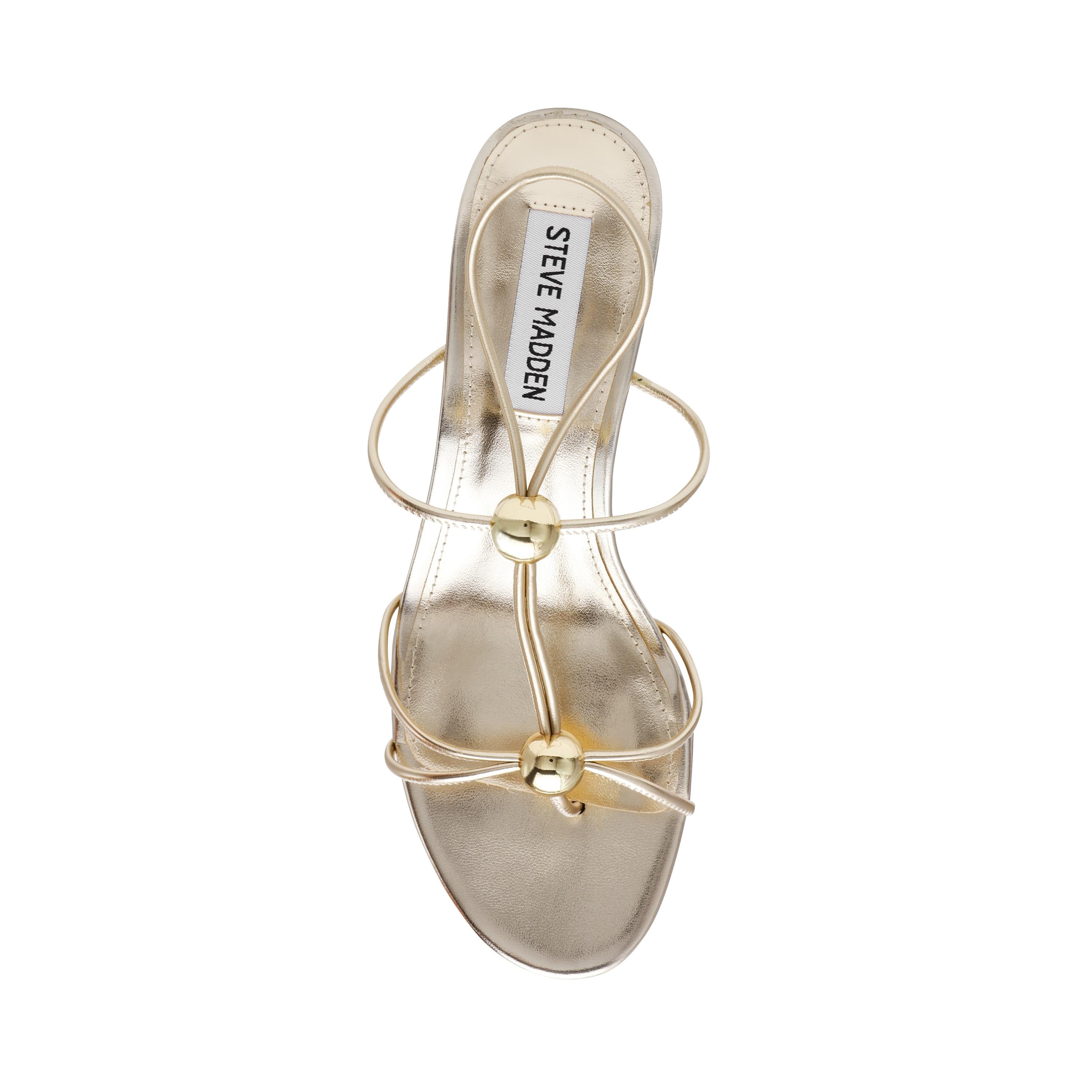 RAMOS - sandalo in ecopelle con tacco a spillo RAMOS GOLD Steve Madden 