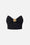 Flowing crepe top with jewel decoration<br>
