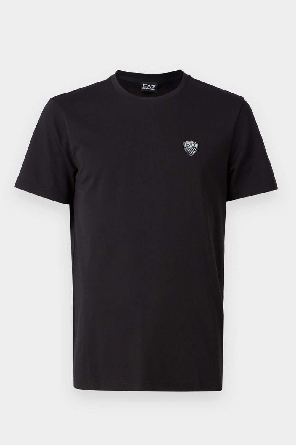T-shirt girocollo Premium Shield in misto viscosa stretch EA7 8NPT16 PJRGZ1200 EA7 Emporio Armani 