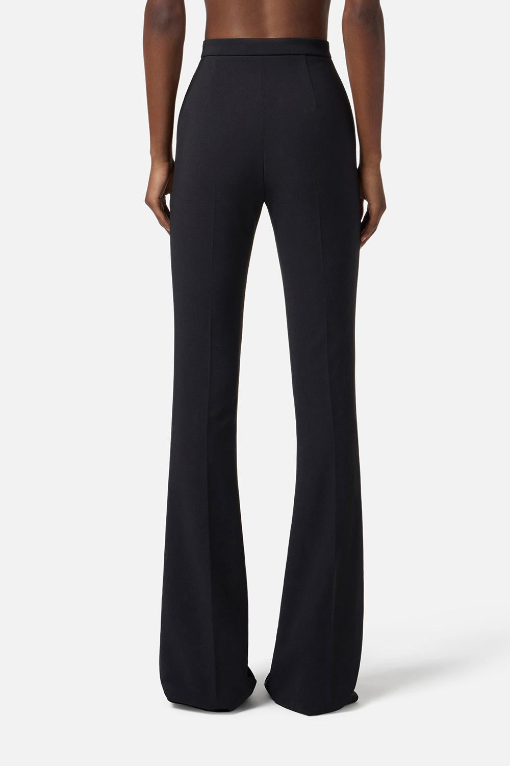 Pantaloni in doppio crêpe<BR/> PA122 56E2110 Elisabetta Franchi 