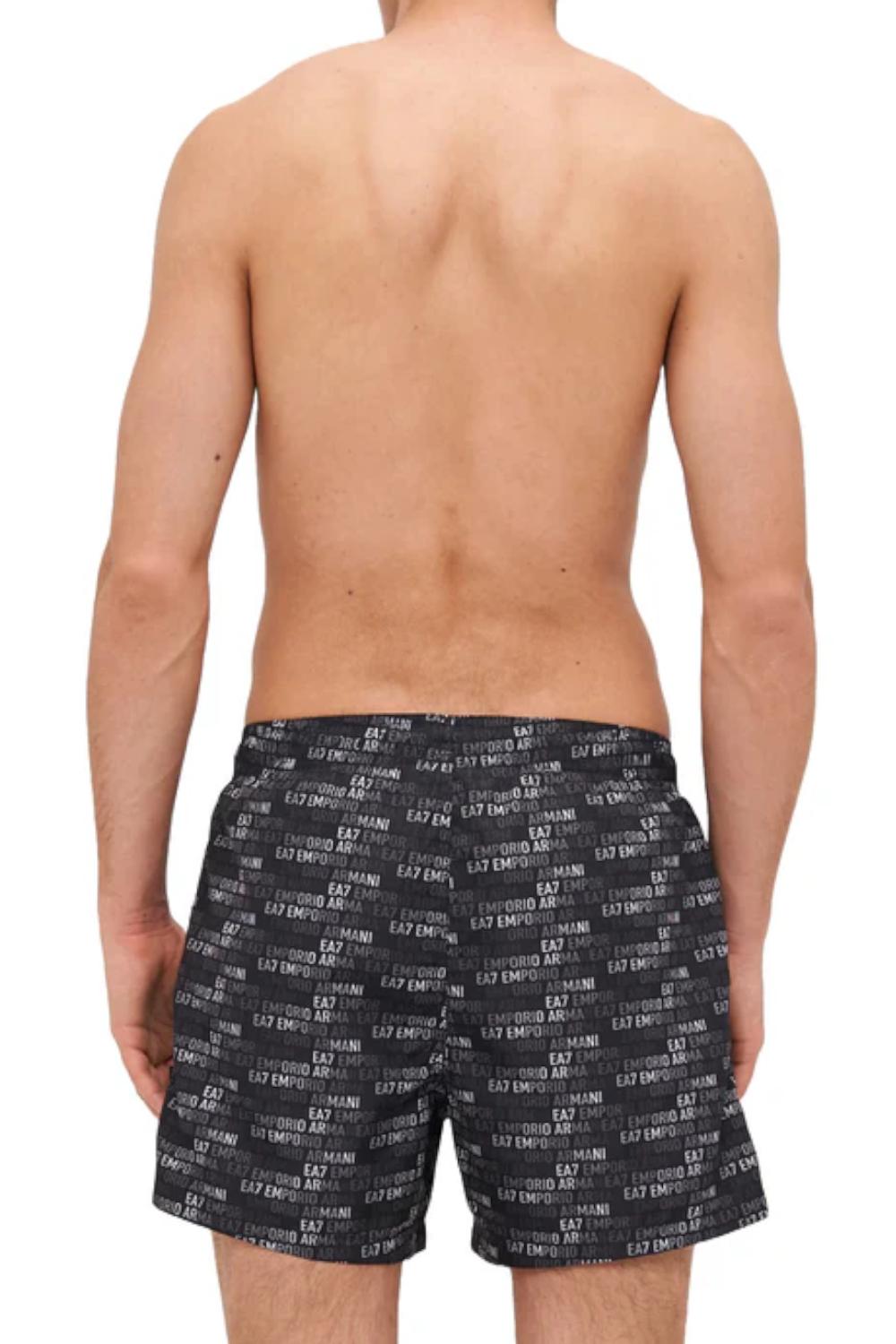 Costume da bagno boxer stampato EA7 Emporio Armani<BR/> 7M000510 AF13059MC085 EA7 Emporio Armani 