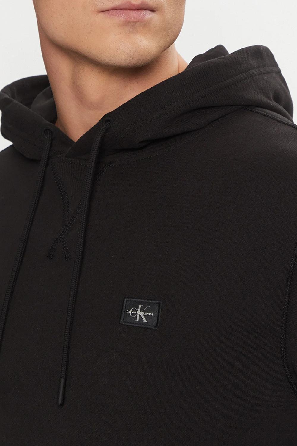 Felpa con cappuccio in cotone<BR/> J30J327113 BEH Calvin Klein 