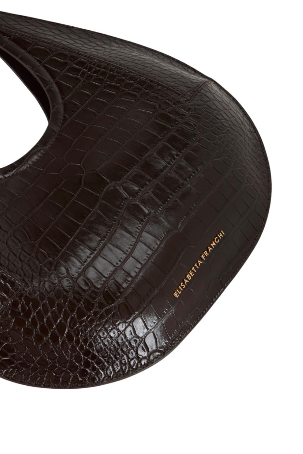 Hobo media con manico gioiello<BR/> BS28A 56E2EA3 Elisabetta Franchi 