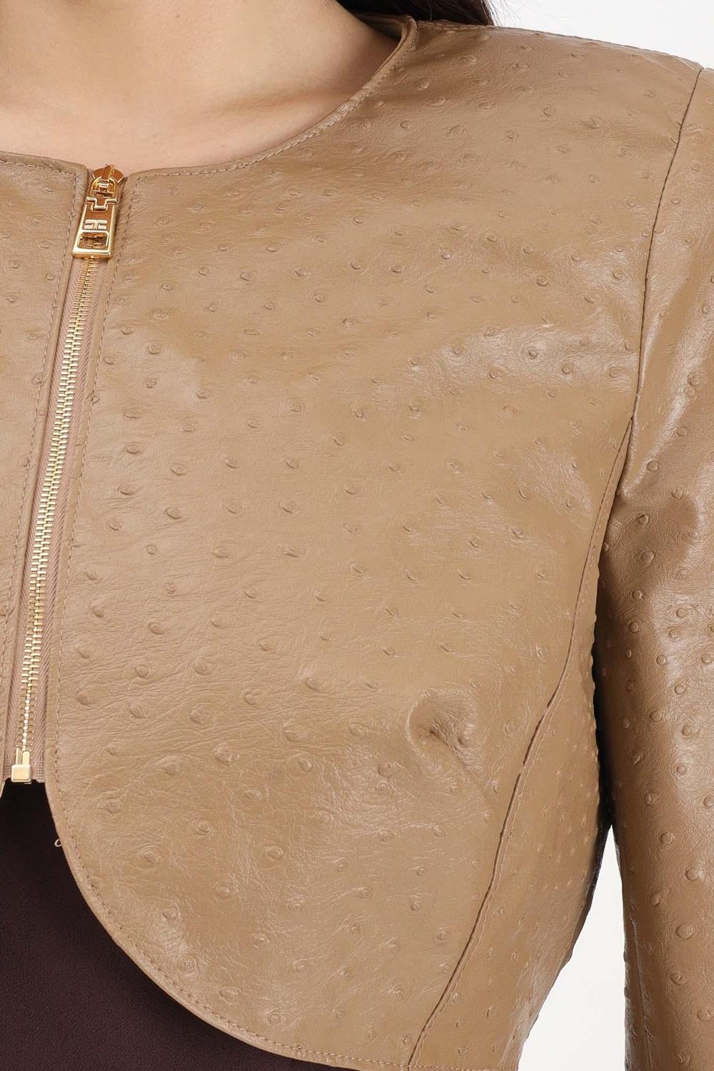 Giacca con stampa struzzo GI240 62E2229 Elisabetta Franchi 