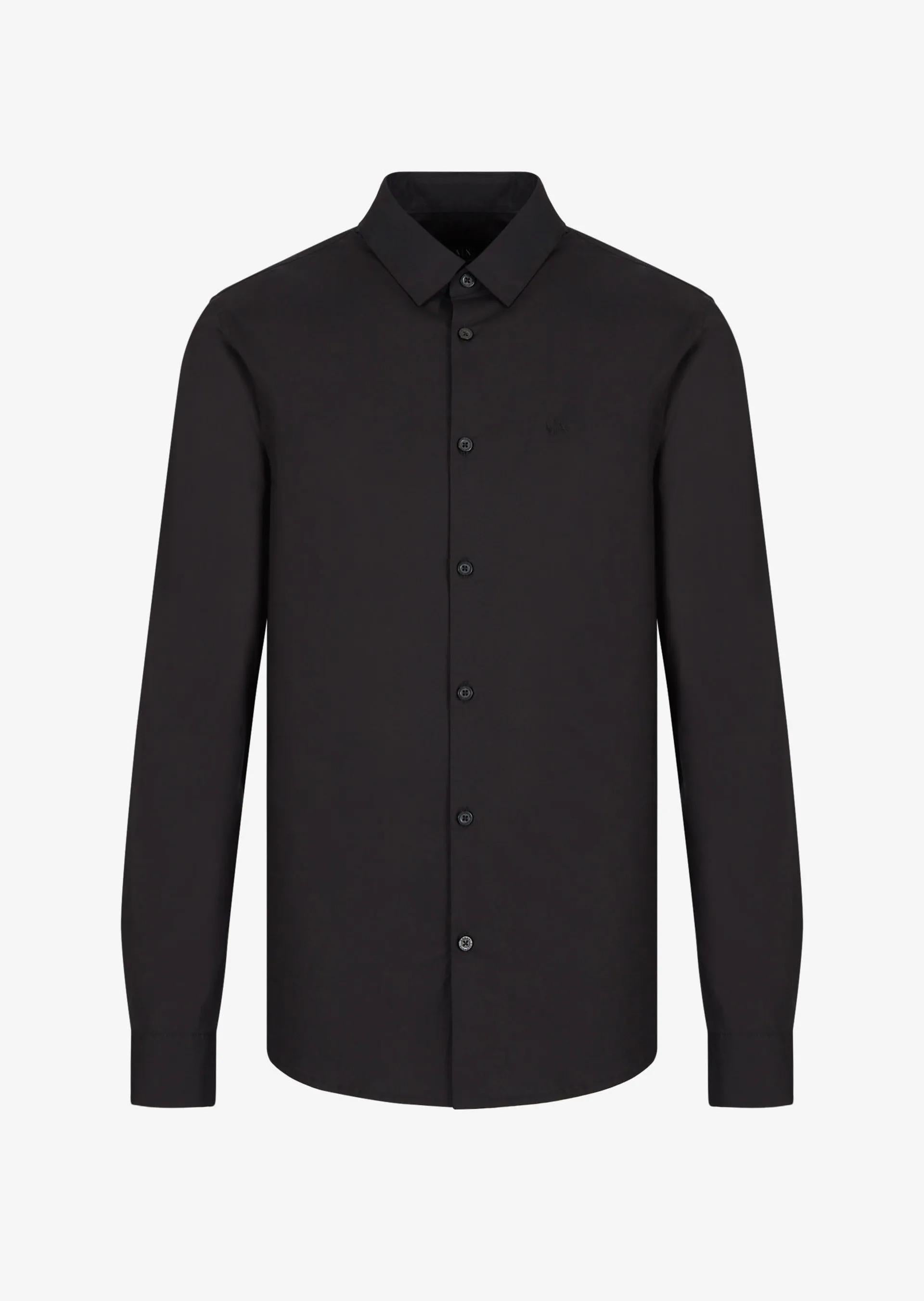 Camicia slim fit in popoeline di cotone stretch 8NZC31 ZN28Z1200 Armani Exchange 