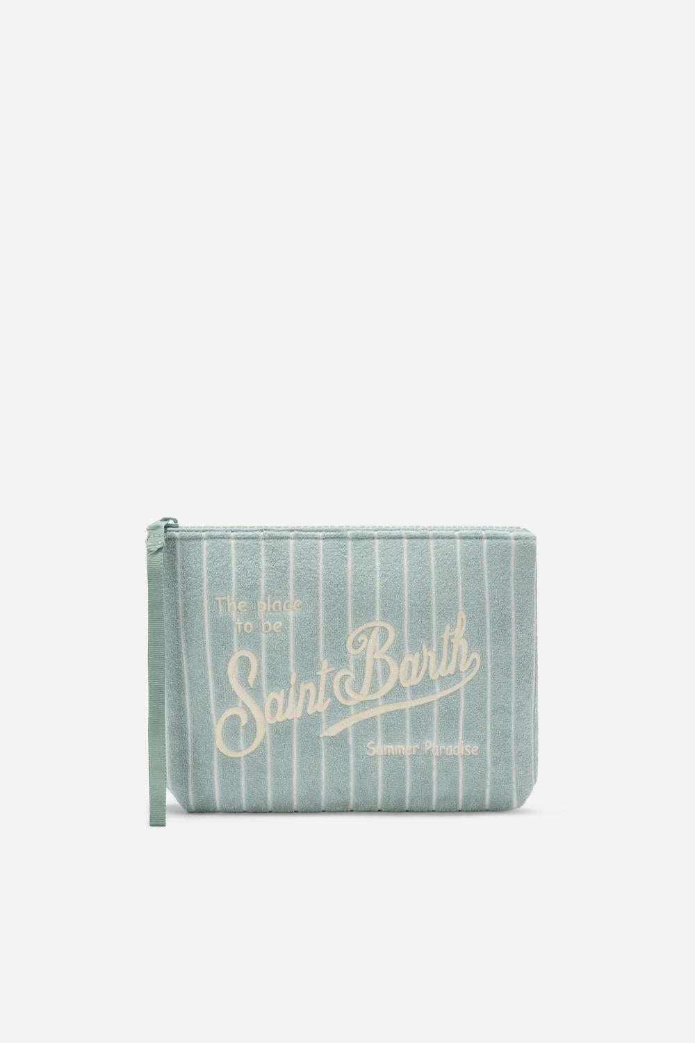 Pochette Aline effetto spugna con fantasia a righe in rilievo ALI0003 -02811L Mc2 Saint Barth 
