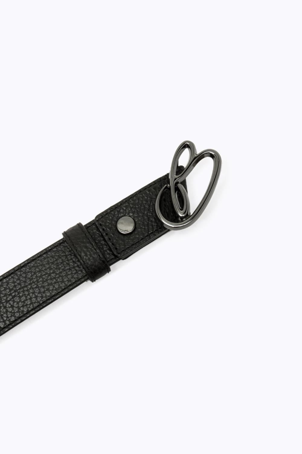 Cintura in pelle con logo PF5023 P010201094 Blugirl 