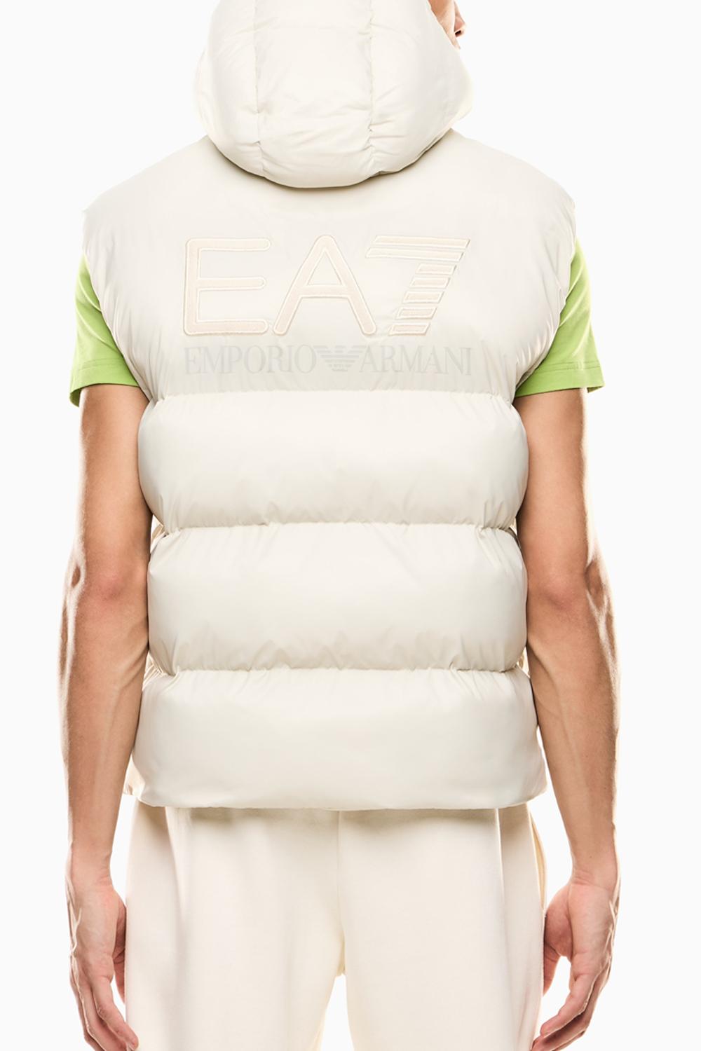 Gilet imbottito con cappuccio in tessuto tecnico 7M000693 AF15956U1112 EA7 Emporio Armani 