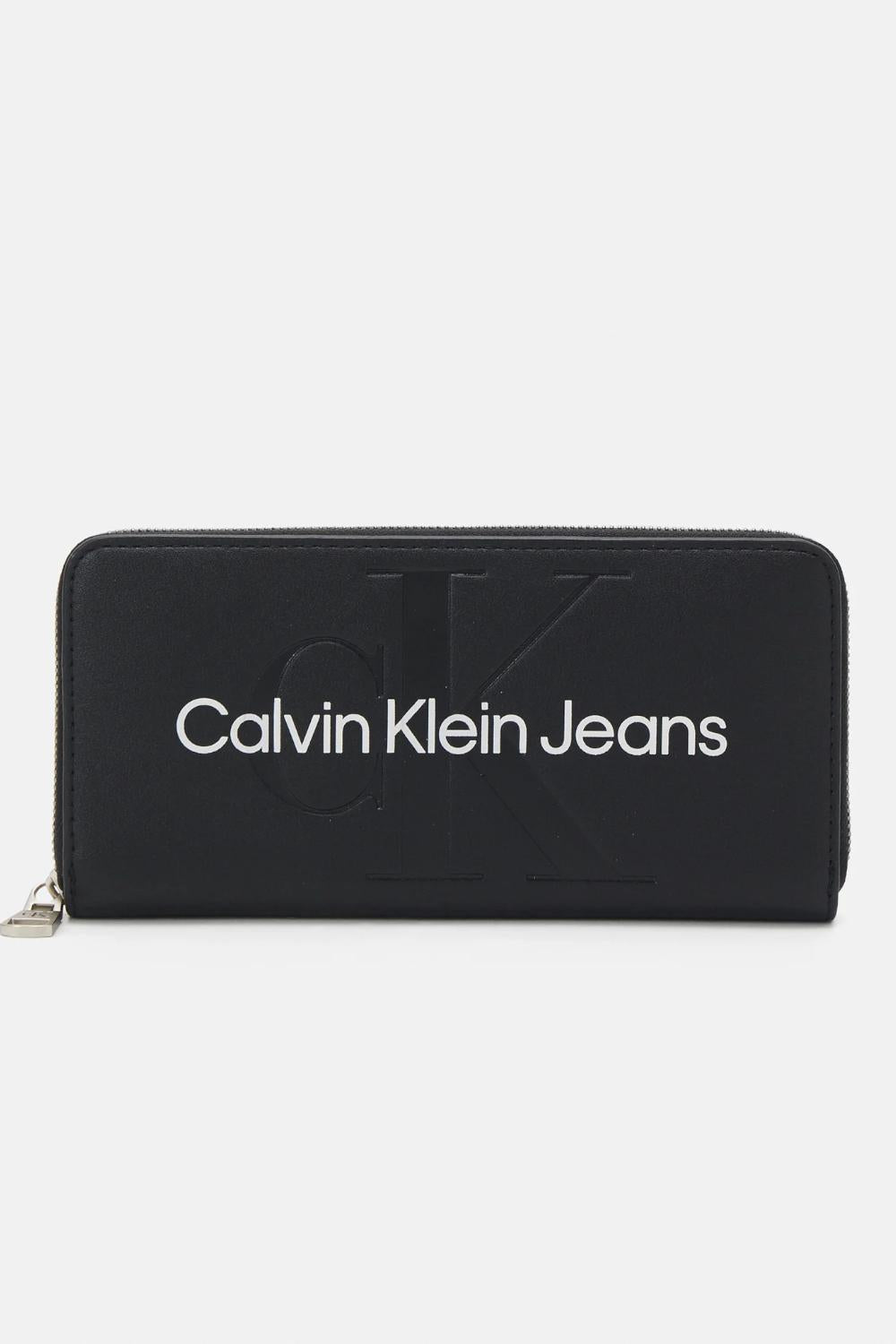Portafoglio grande con logo Calvin Klein K60K607634 0GX Calvin Klein 