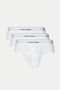 Slip con vestibilità a livello dei fianchi in confezione da 3 - Icon Cotton Stretch<BR/> LV00NB4388 100 Calvin Klein 