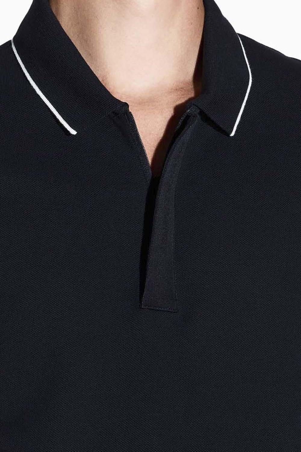 Polo Armani Exchange in cotone piquet con bordino a contrasto XM001285 AF10366UB101 Armani Exchange 
