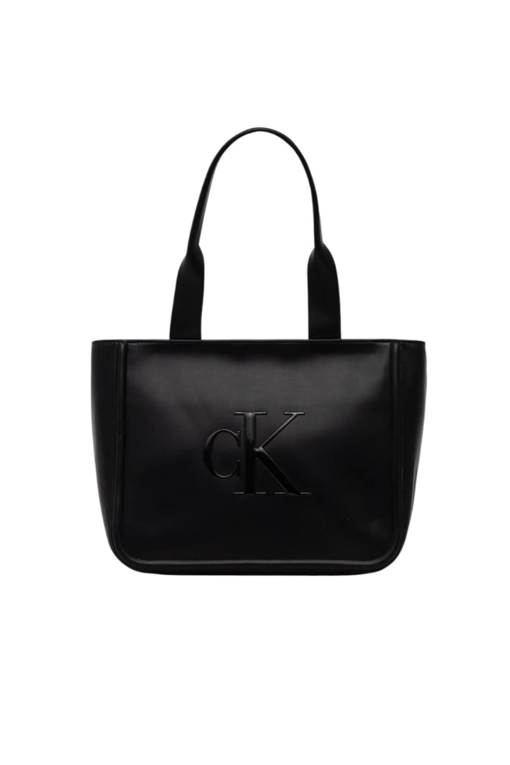 Borsa tote con logo monogramma stampato<BR/> LV04F3218G UB1 Calvin Klein 