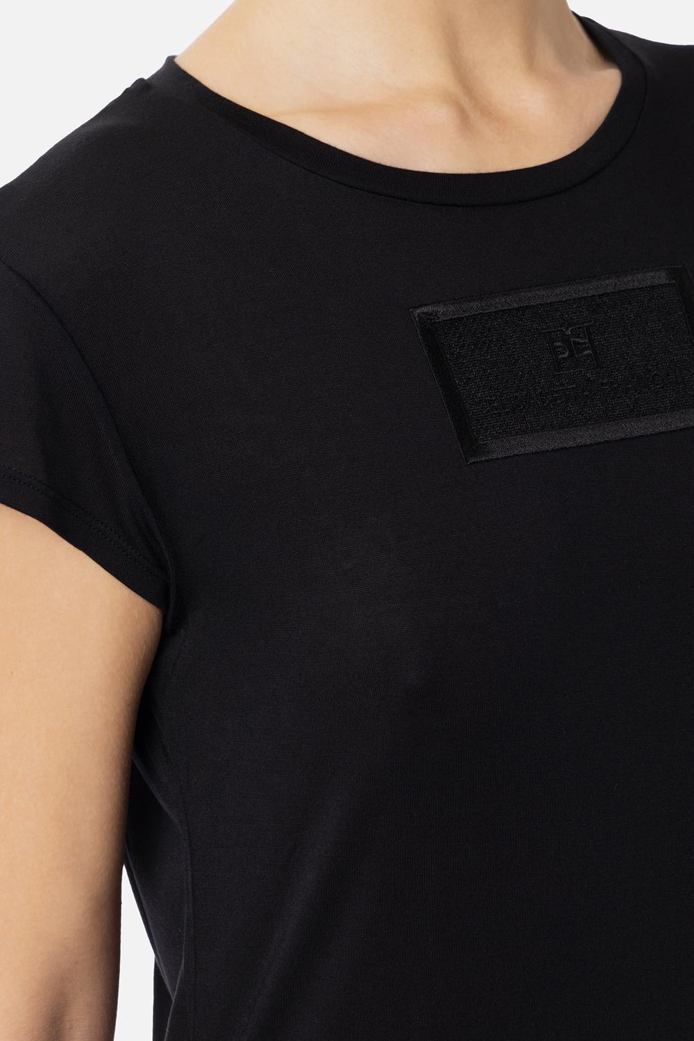 T-shirt in jersey con ricamo<BR/> MA004 51E2110 Elisabetta Franchi 