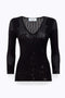MAGLIA FITTED CON MOTIVO FLOREALE<BR/> RA5011 MS99E22222 Blugirl 