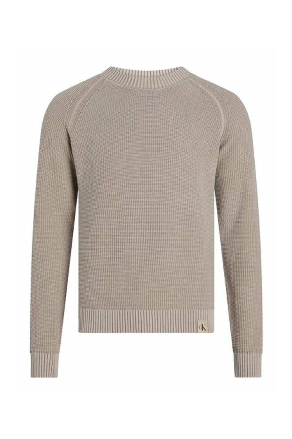 Maglione girocollo relaxed in cotone<BR/> J30J326743 PAN Calvin Klein 