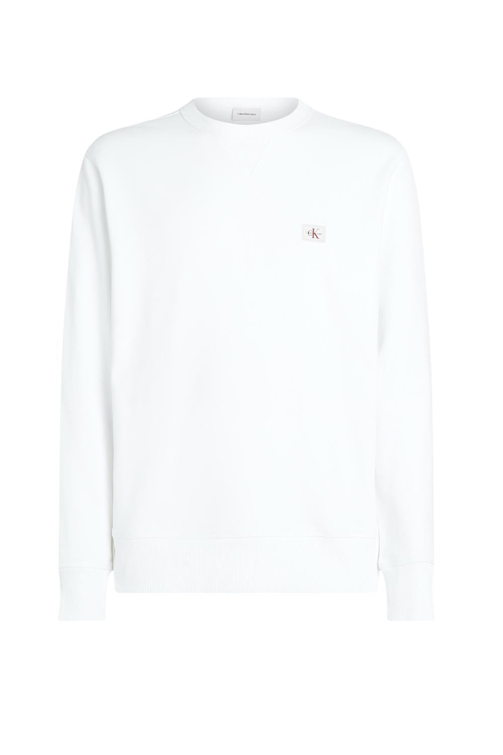 Felpa girocollo in cotone<BR/> J30J327115 YBI Calvin Klein 