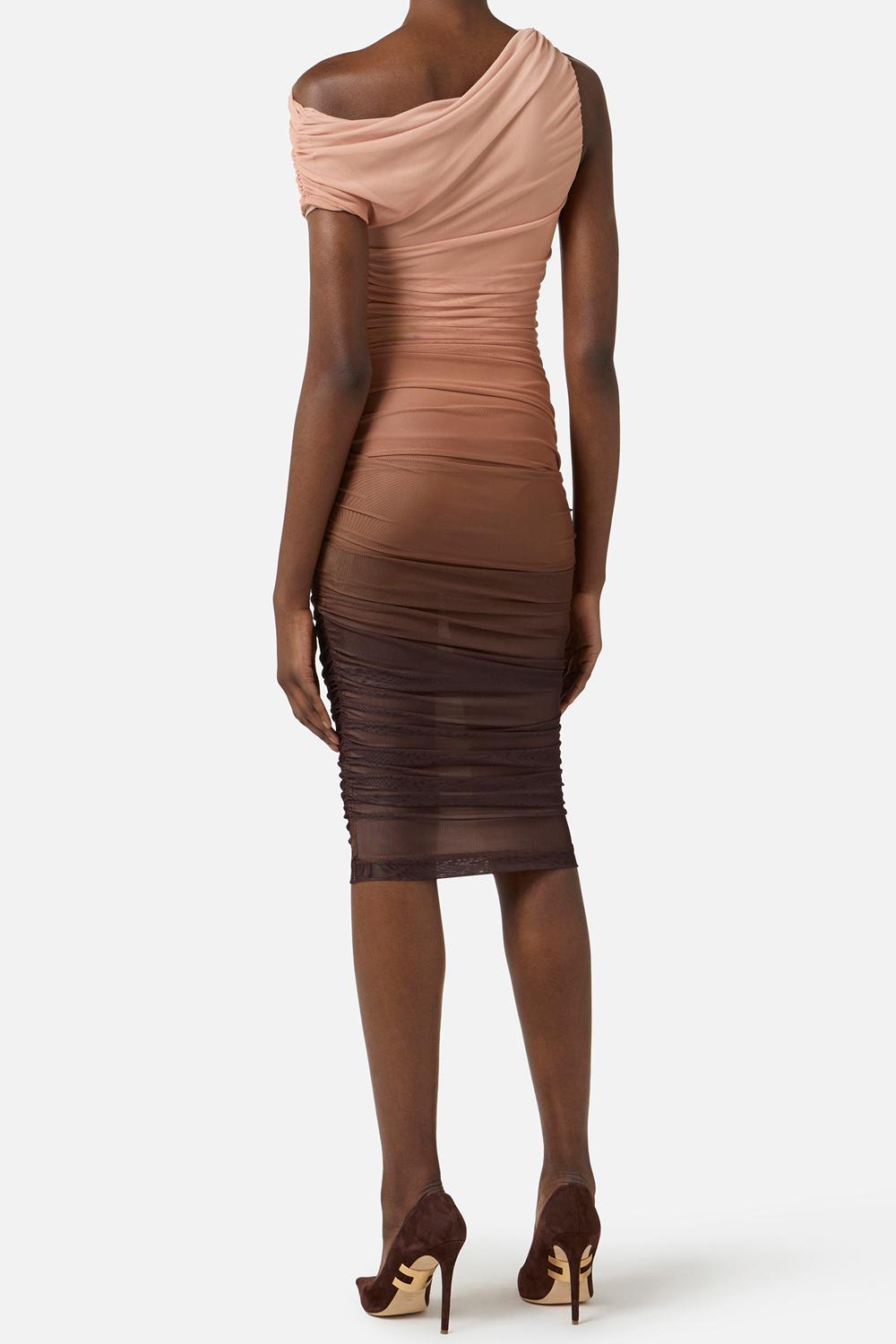 Abito in tulle dégradé AB931 62E2644 Elisabetta Franchi 