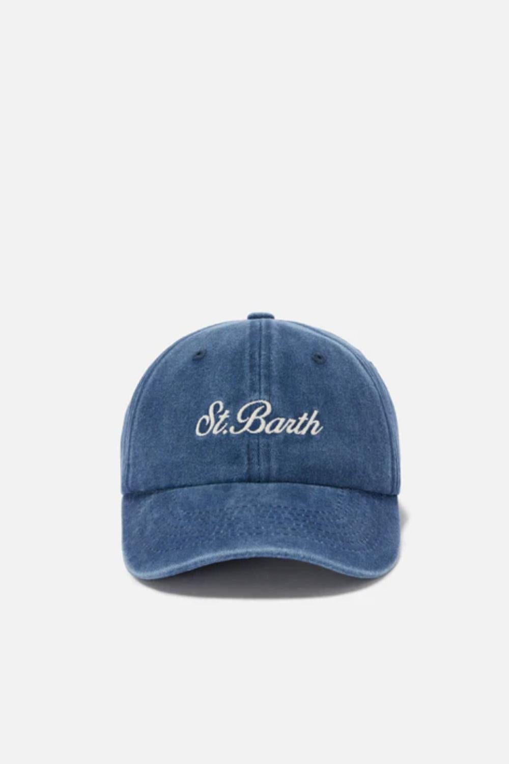Cappellino Davis mc2 con visiera in cotone blu chiaro con logo ricamato DAS0004 -02963L Mc2 Saint Barth 