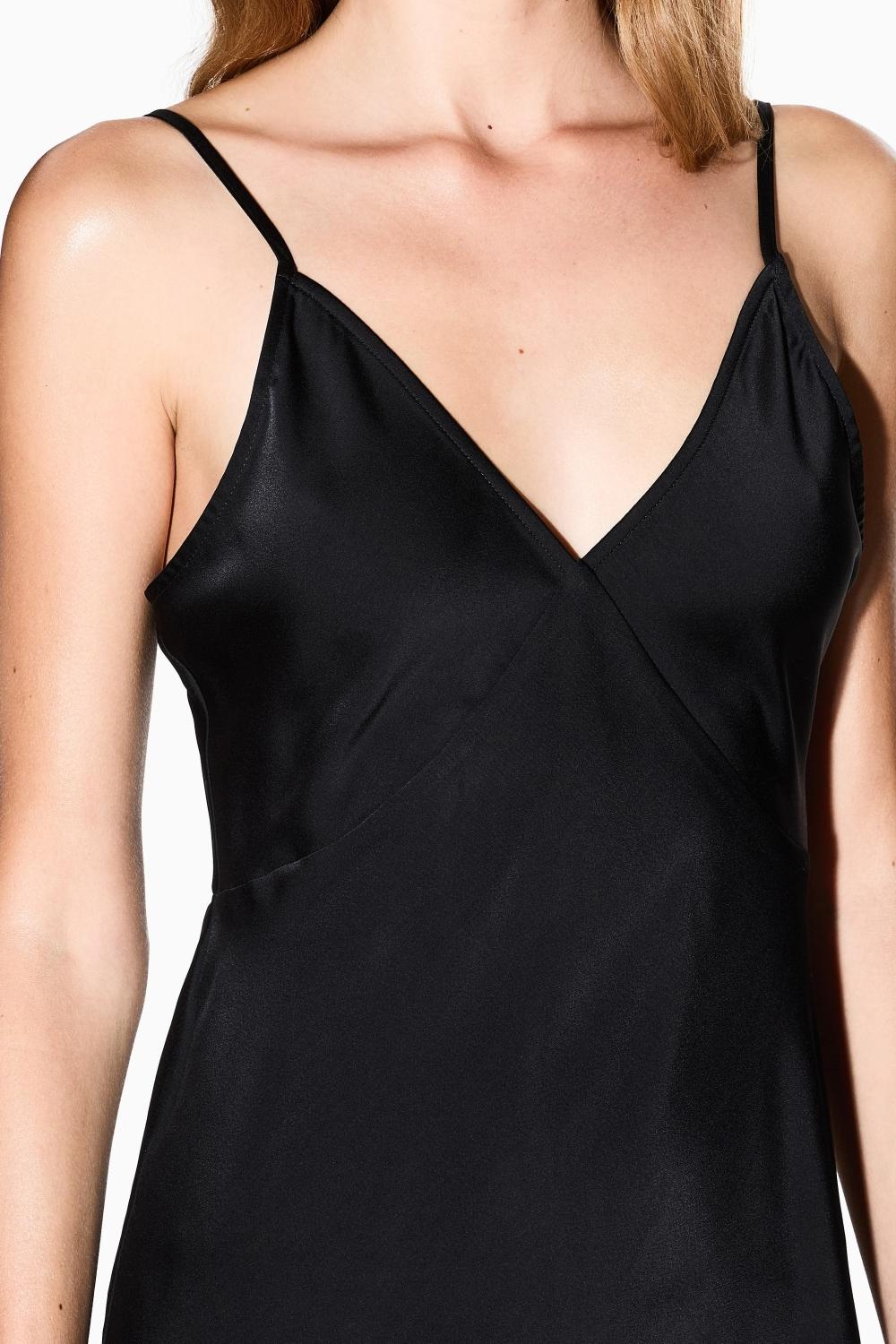 Abito midi in raso lucido 8NYA59 YNZ5Z1200 Armani Exchange 
