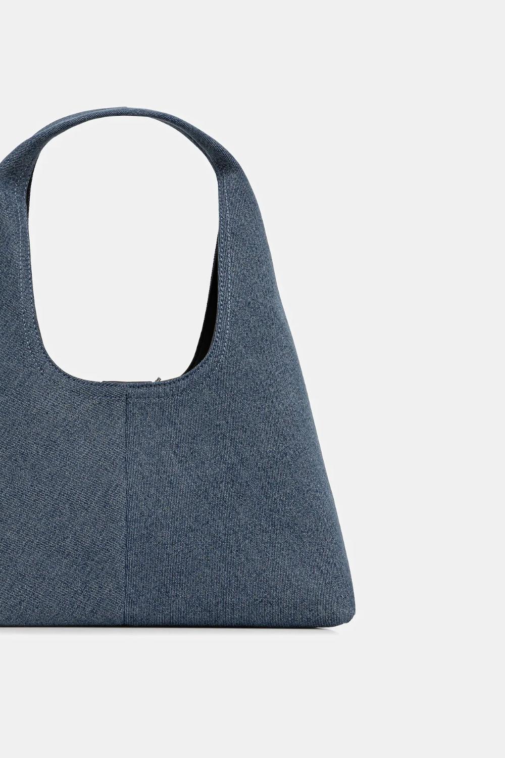 Borsa a mano Love Moschino in denim con chiusura magnetica JC4059PP1O LG170A Love Moschino 