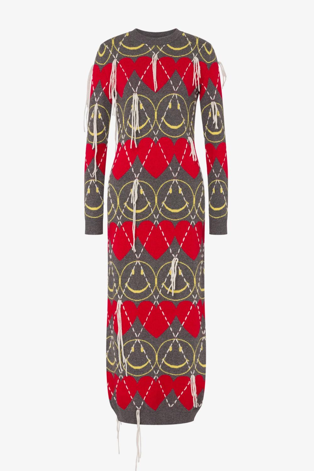 Abito in misto lana Smiley 0484 55021506 Moschino Couture 