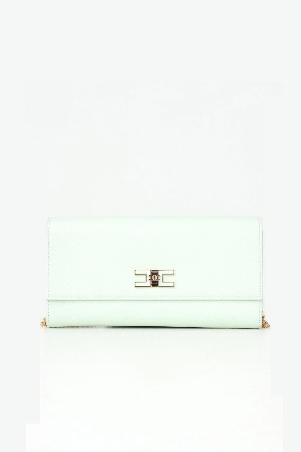 Baguette con tracolla e placca logo<BR/> BS32A 51E2124 Elisabetta Franchi 
