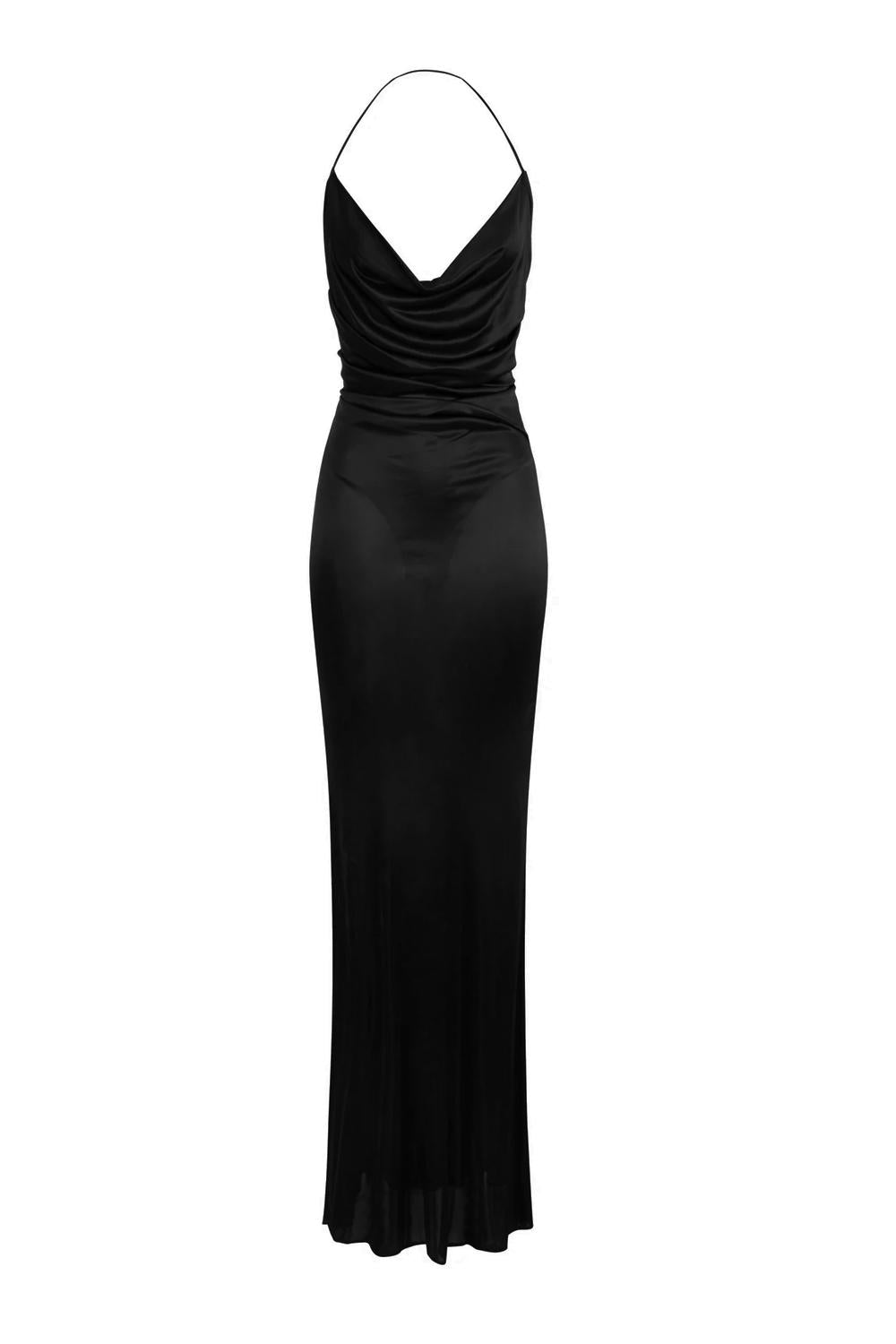 Abito Red Carpet in jersey con schiena nuda<BR/> ABR06 52E2110 Elisabetta Franchi 