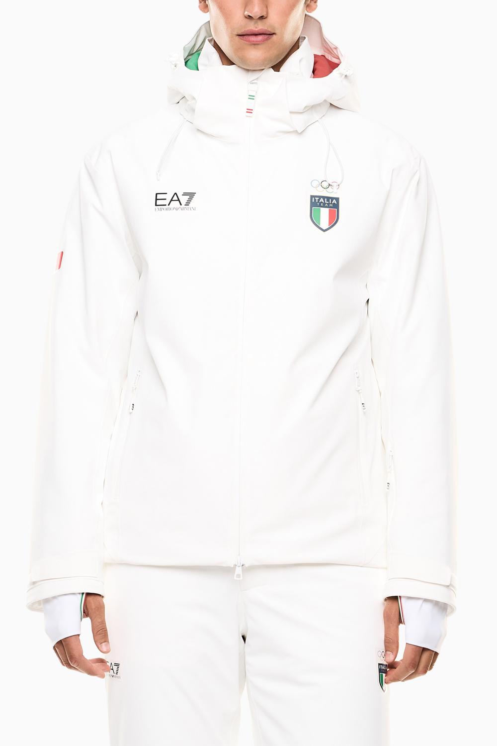 Italia Team Giacca da sci in tessuto tecnico PROTECTUM7 con imbottitura STRATUM7 7M001265 AF24845M0217 EA7 Emporio Armani 
