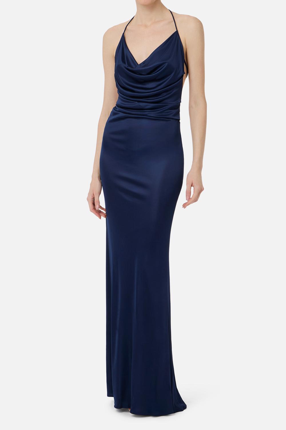 Abito Red Carpet in jersey con schiena nuda<BR/><BR/> ABR06 52E2DC8 Elisabetta Franchi 