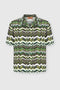 Camicia da bowling in viscosa stampa zig zag BS26SJ01 BW00ZVS6165 Missoni 