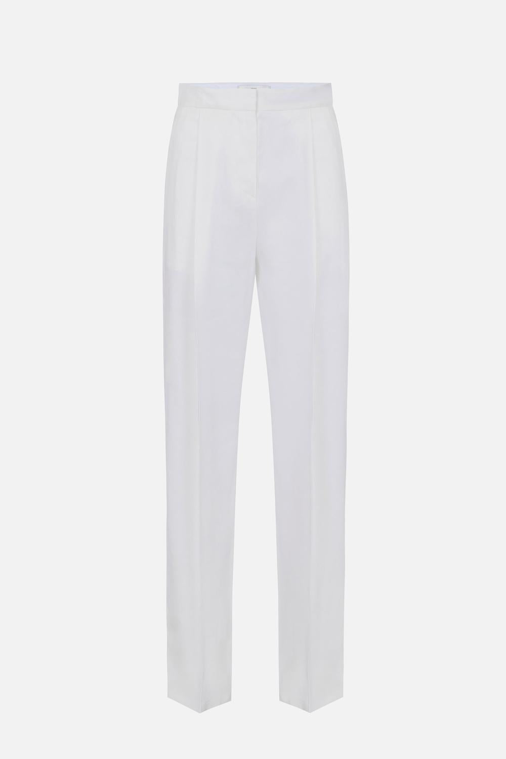 Pantaloni in misto lino PA179 62E2360 Elisabetta Franchi 