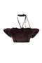 Top Bandeau in Satin con Maxi Ruffle TO039 62E2644 Elisabetta Franchi 