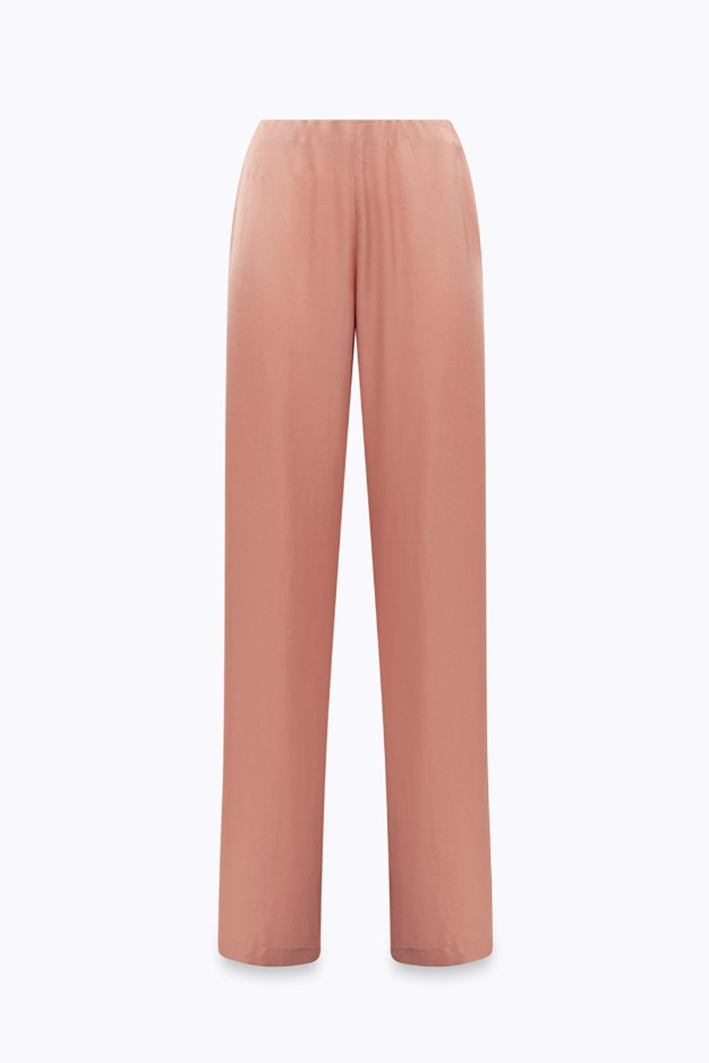 PANTALONI DRITTI IN RASO RA6002 T448A61220 Blugirl 