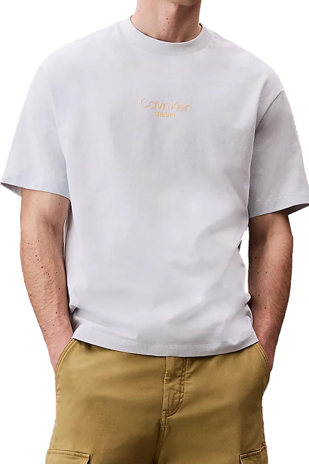 T-shirt con logo grafico taglio relaxed<BR/> LV04RC851G CIQ Calvin Klein 