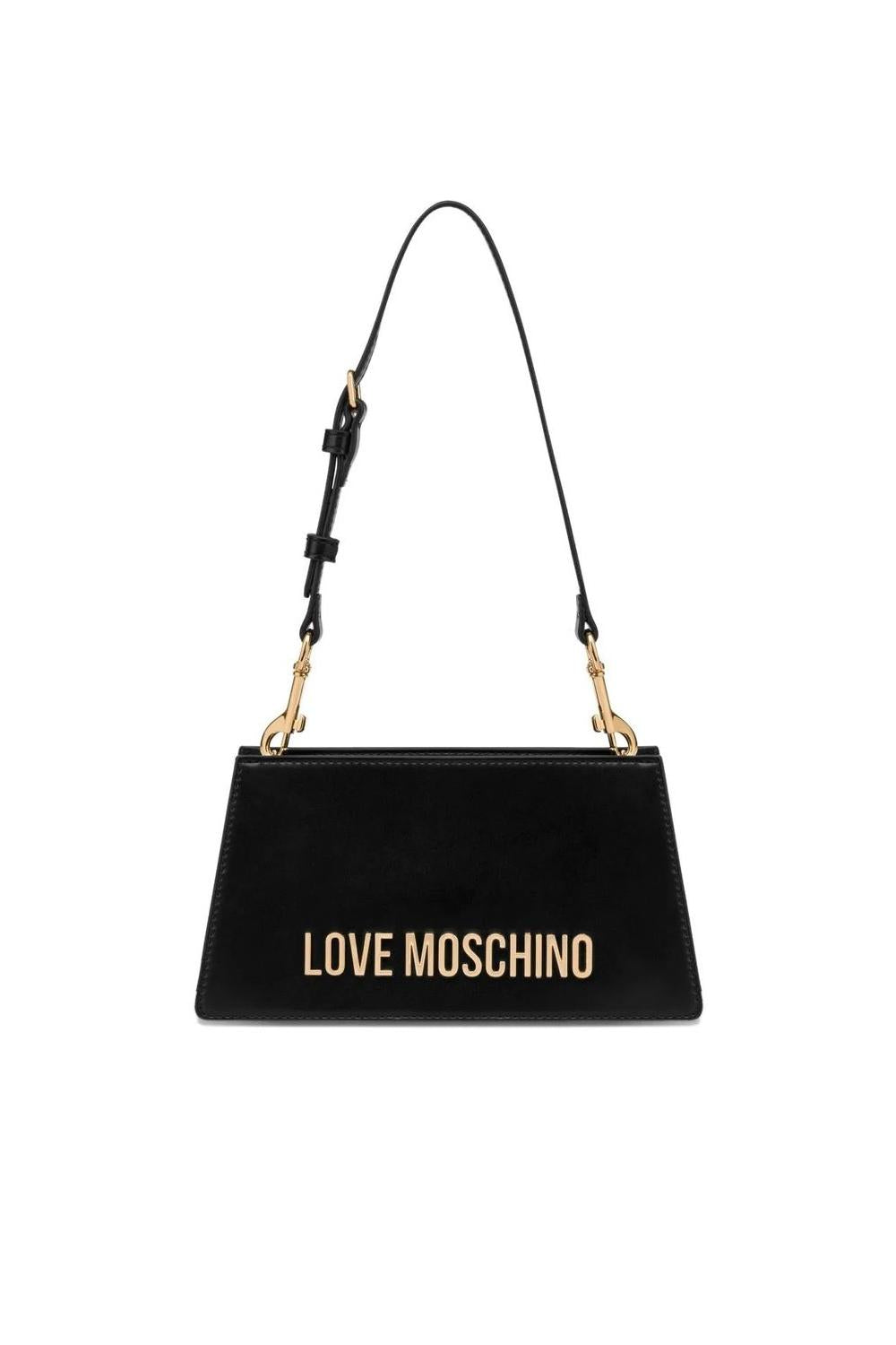 Borsa a spalla con logo Lettering<BR/> JC4095PP1N LL0000 Love Moschino 
