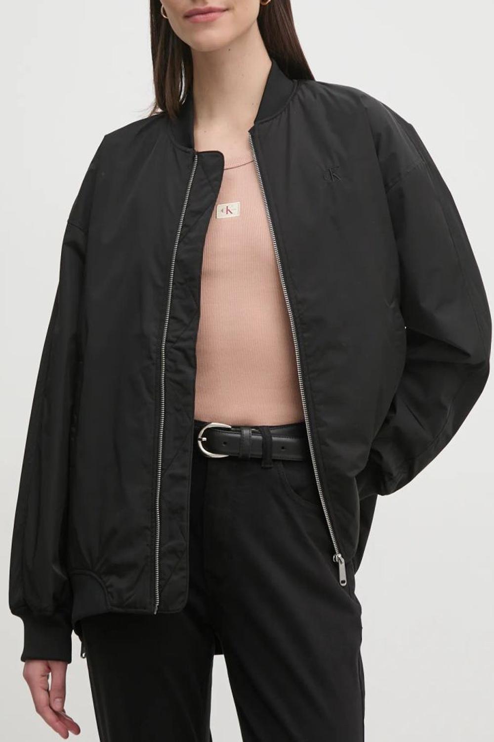 Giubbotto bomber imbottito lungo<BR/> J20J224702 BEH Calvin Klein 