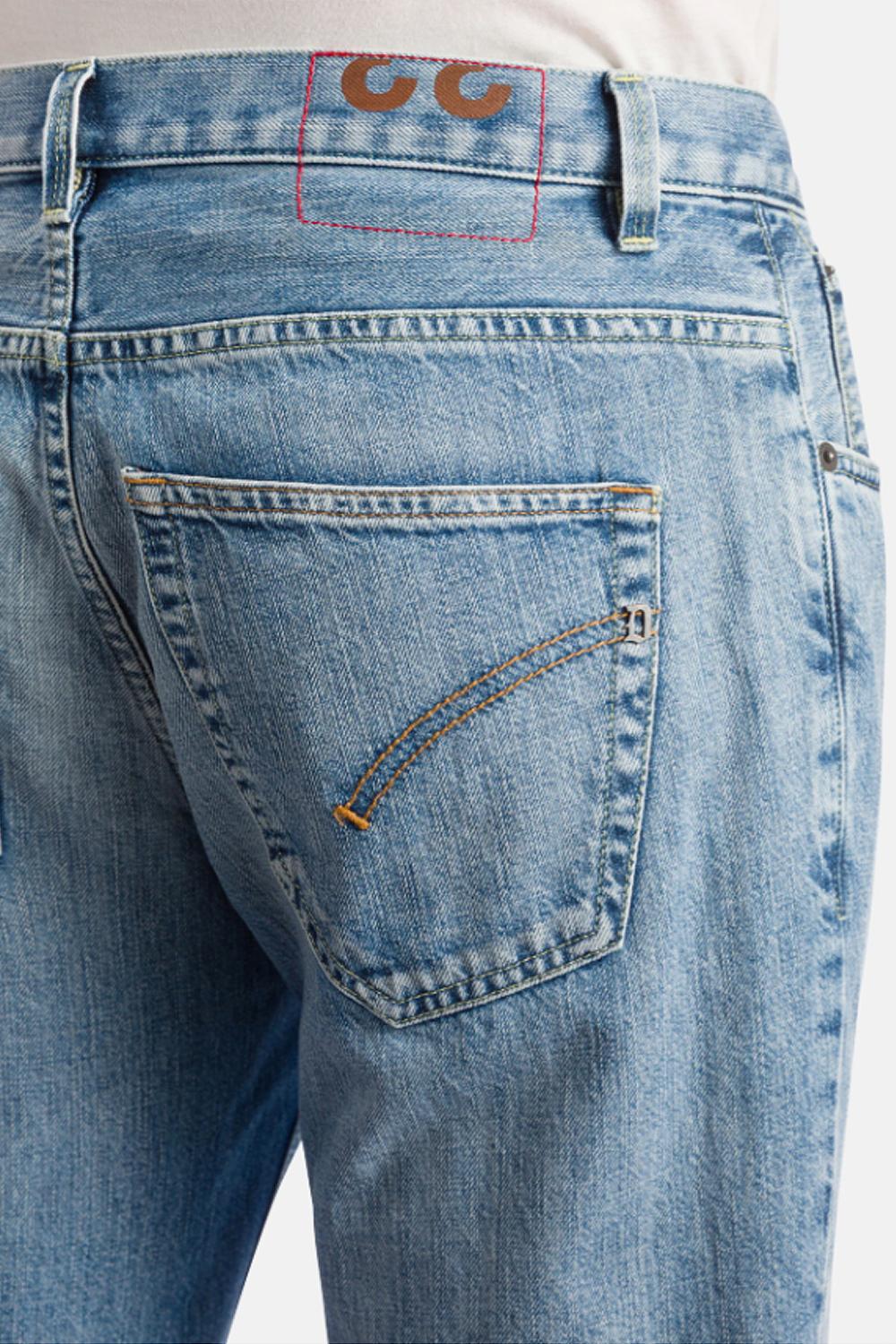 Jeans Brighton carrot in denim fisso riciclato UP434 DFH269U-J39800 Dondup 