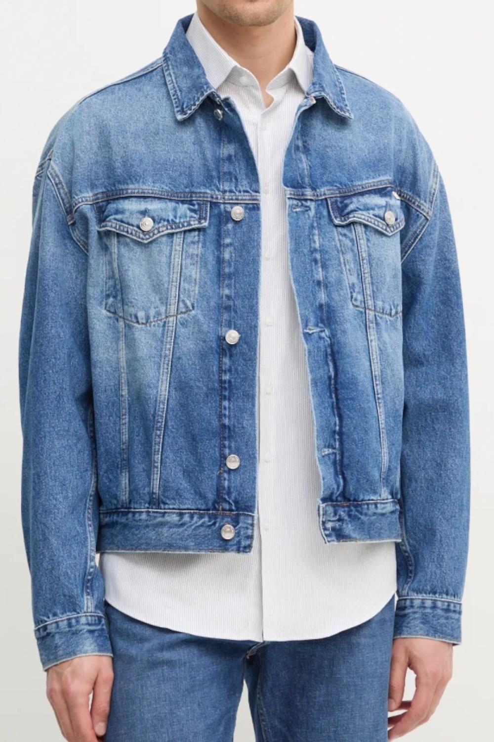 Giacca Denim Calvin Klein<BR/> J30J327027 1A4 Calvin Klein 