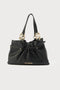 Borsa a spalla Love Moschino nera con logo in metallo JC4009PP1O LB0000 Love Moschino 