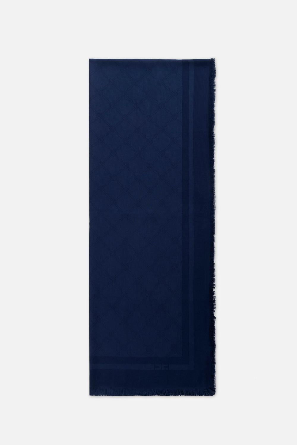 Pashmina con rombi jacquard<BR/> SC04F 51E2DC8 Elisabetta Franchi 