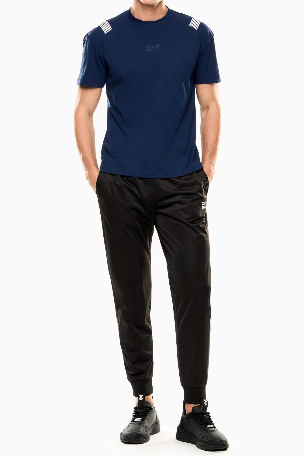 T-shirt girocollo 7 Lines in jersey di cotone EA7 Emporio Armani<BR/> 7M000266 AF10375UB107 EA7 Emporio Armani 