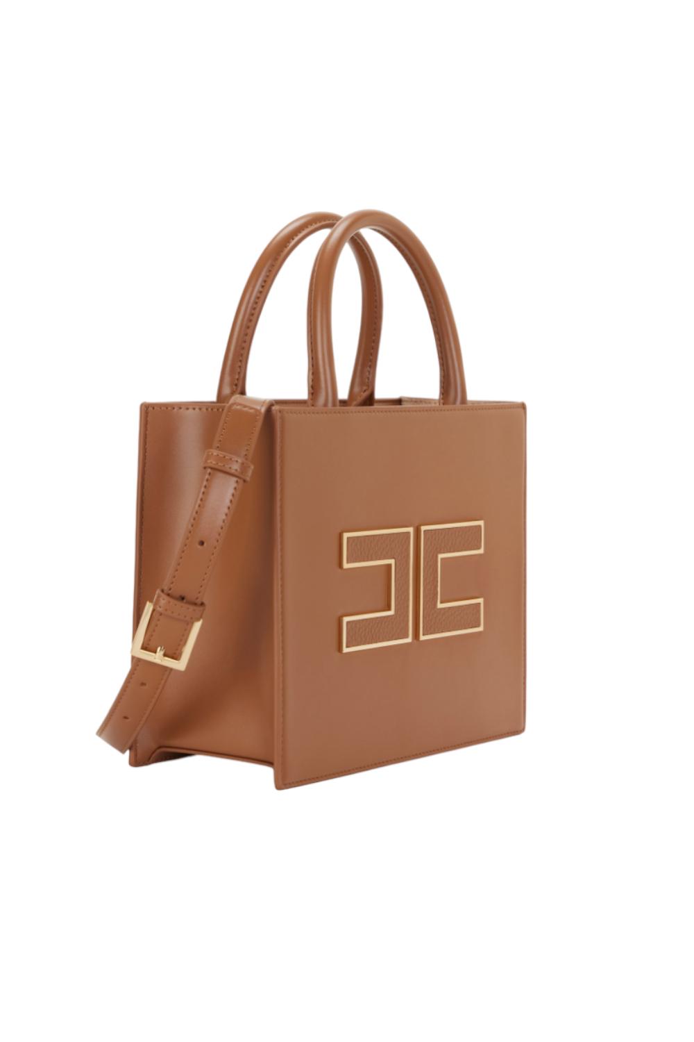 Tote piccola con logo<BR/> BS33A 56E2EC1 Elisabetta Franchi 