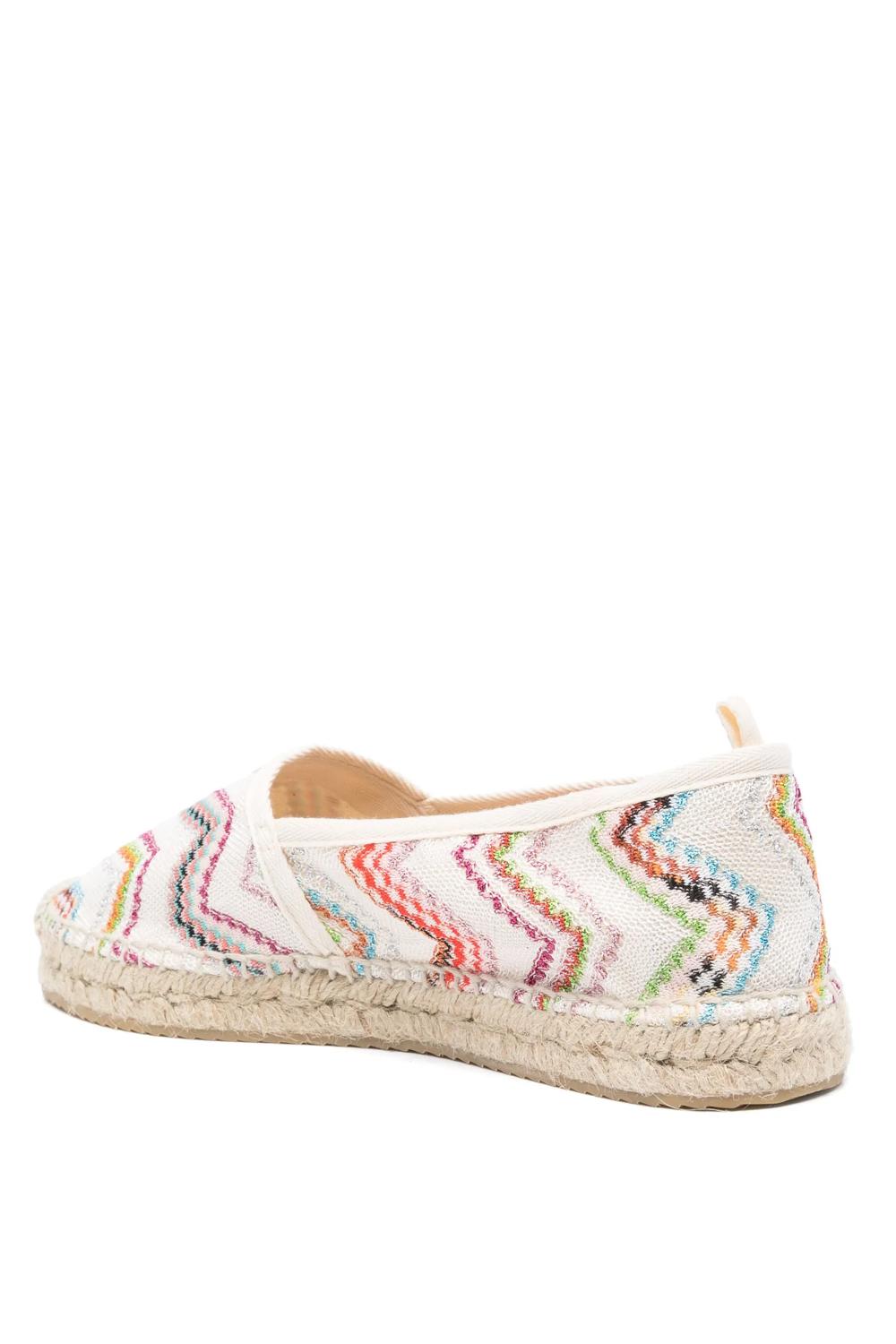 Espadrilles Missoni con motivo a zigzag<BR/> MWB014 RASCHEL WAVE MARE Missoni 