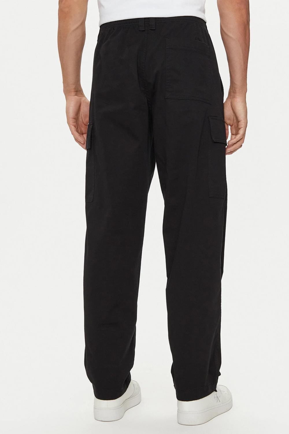 Pantaloni cargo in twill di cotone J30J326848 BEH Calvin Klein 