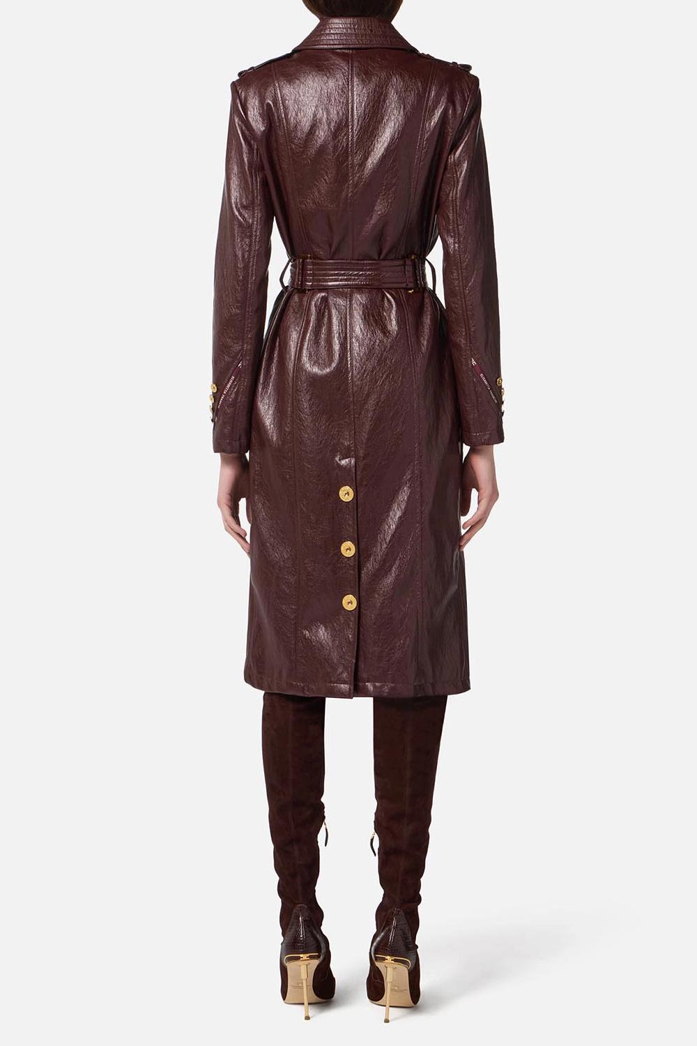 Trench in craquelé<BR/> SP002 56E2EA4 Elisabetta Franchi 