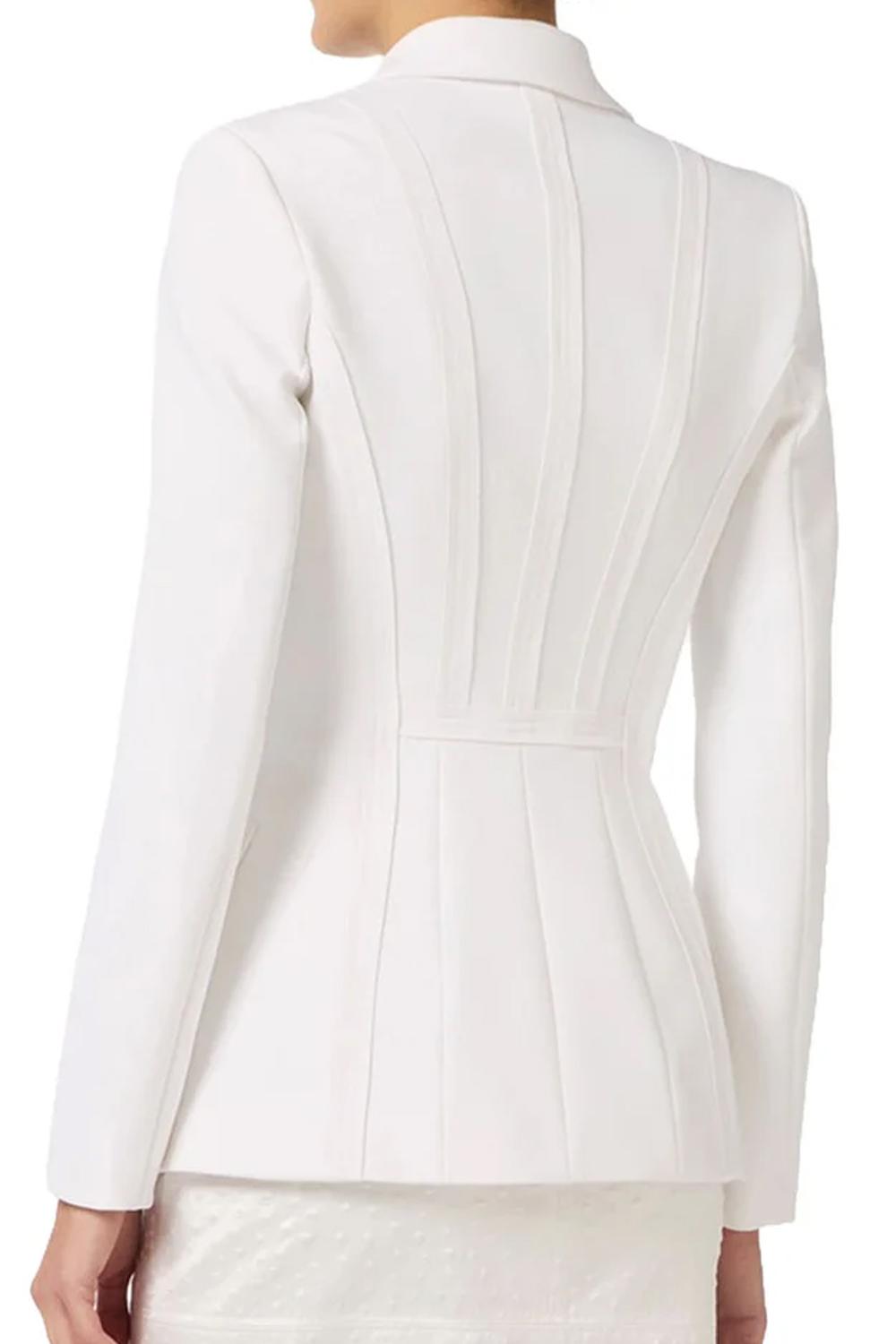 Giacca in doppio crêpe stretch GI216 61E2360 Elisabetta Franchi 