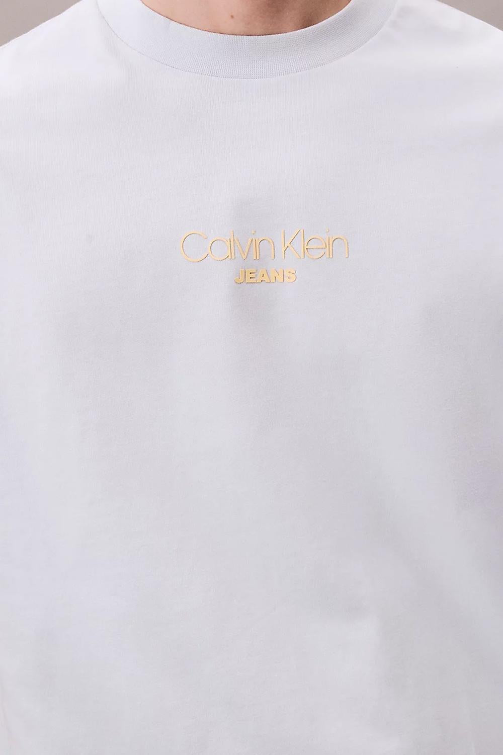 T-shirt con logo grafico taglio relaxed<BR/> LV04RC851G CIQ Calvin Klein 