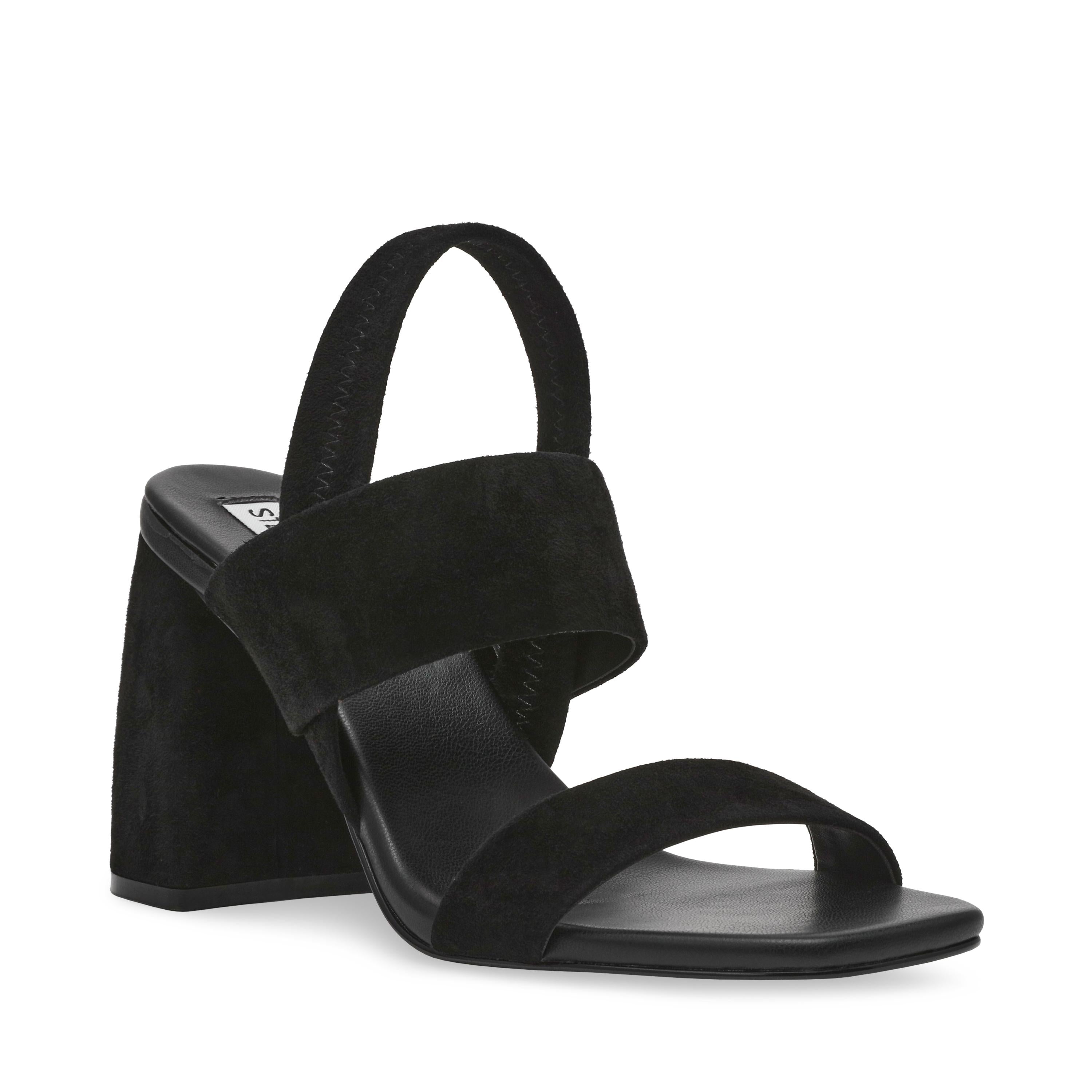  MAIZIE BLACK SUED Steve Madden 