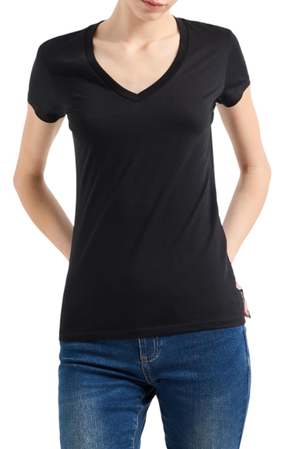 T-shirt slim fit in jersey di cotone pima Armani Exchange 8NYTDH YJ16Z1200 Armani Exchange 